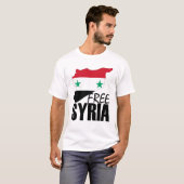 Vrij Syrië T-shirt (Voorkant volledig)