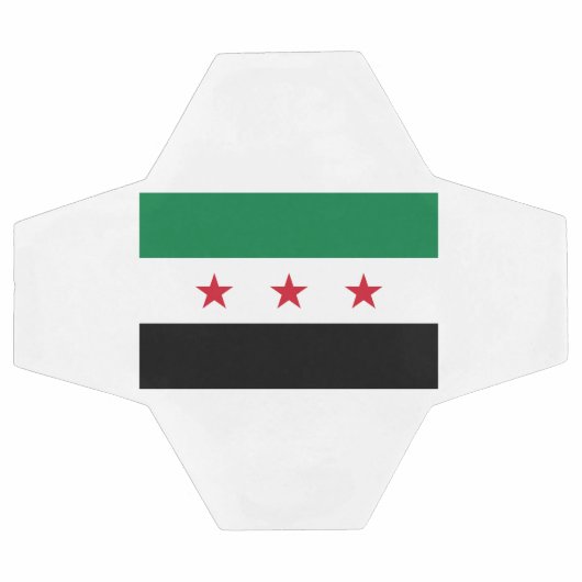 Vrij Syrië Voetbal vlag (Enkel)