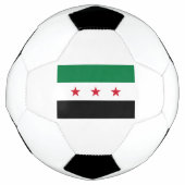 Vrij Syrië Voetbal vlag (Voorkant)