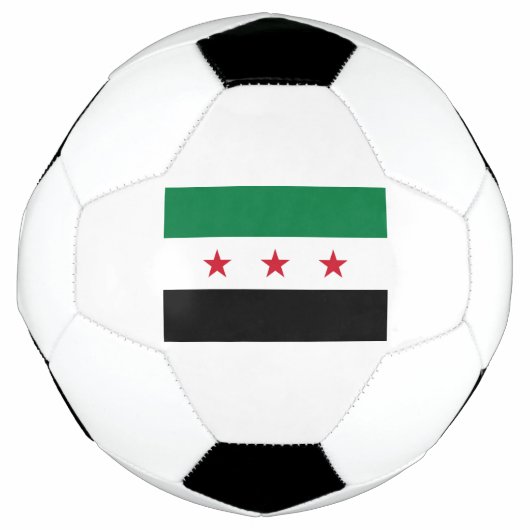 Vrij Syrië Voetbal vlag (Voorkant)