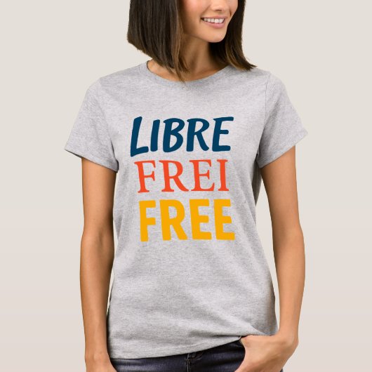 Vrij T-shirt (Voorkant)