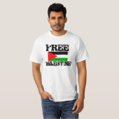 VRIJ T-shirt PALESTINE (Voorkant volledig)