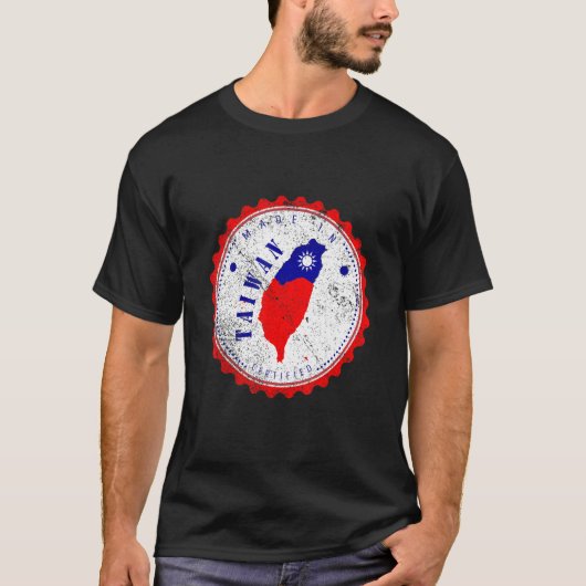 Vrij Taiwan Vlag Veilig Houd Onafhankelijk Ik Lief T-shirt (Voorkant)