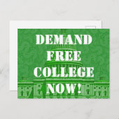 Vrij telefooncollege nu briefkaart (Voorkant / Achterkant)