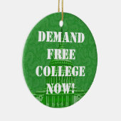 Vrij telefooncollege nu keramisch ornament (Rechts)