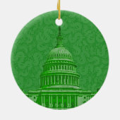 Vrij telefooncollege nu keramisch ornament (Achterkant)