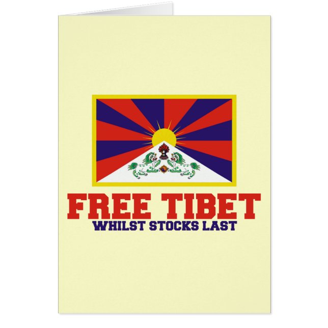Vrij Tibet (Voorkant)