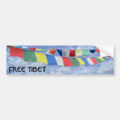 Vrij Tibet Bumpersticker (Voorkant)