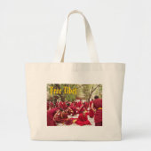 Vrij Tibet Grote Tote Bag (Voorkant)
