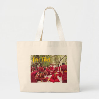 Vrij Tibet Grote Tote Bag