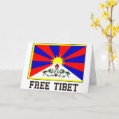 Vrij Tibet Kaart (Gele Bloem)