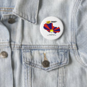 Vrij Tibet* Ronde Button 5,7 Cm (In situ)