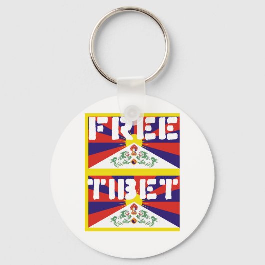 Vrij Tibet! Sleutelhanger (Voorkant)