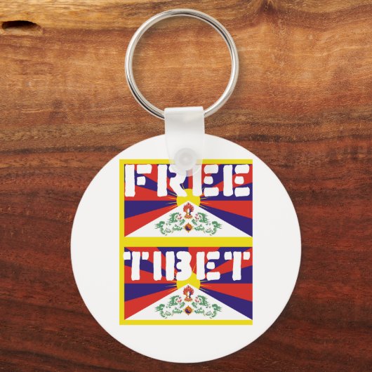 Vrij Tibet! Sleutelhanger (Voorkant)