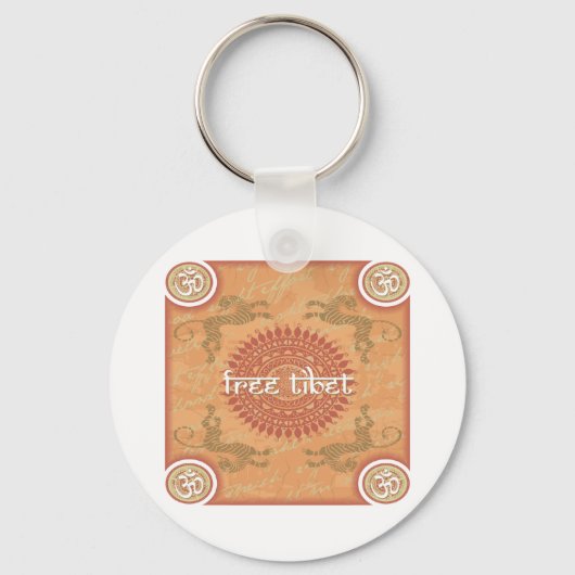 Vrij Tibet Sleutelhanger (Voorkant)