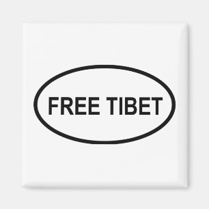 Vrij Tibet Square Magnet