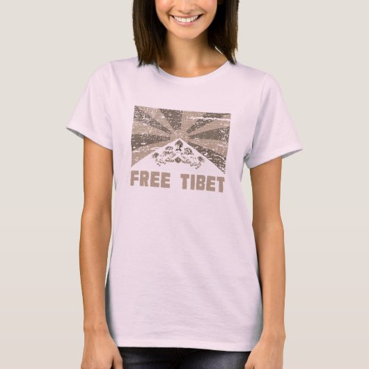 Vrij Tibet T-shirt (Voorkant)
