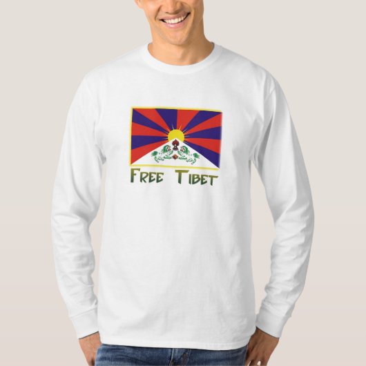 Vrij Tibet T-shirt (Voorkant)