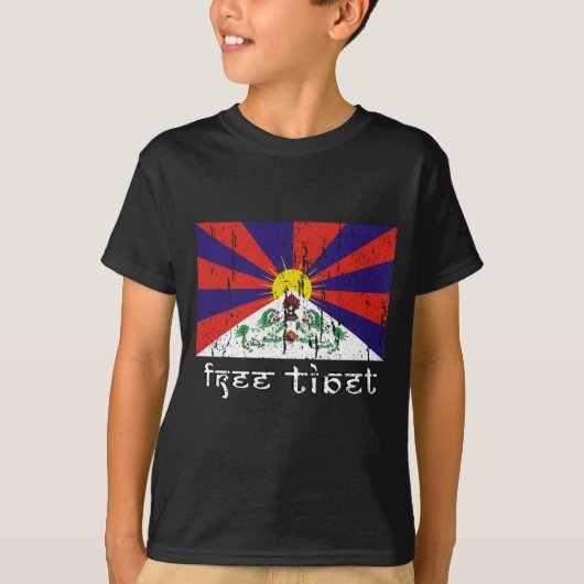 Vrij Tibet T-shirt (Voorkant)