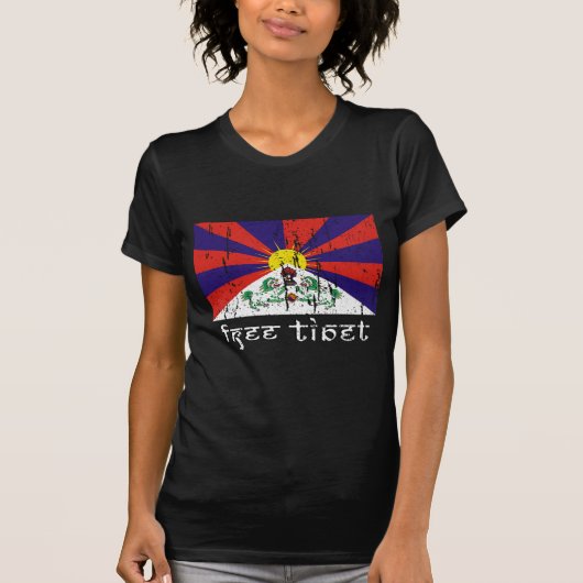 Vrij Tibet T-shirt (Voorkant)
