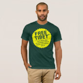Vrij Tibet* T-shirt (Voorkant volledig)