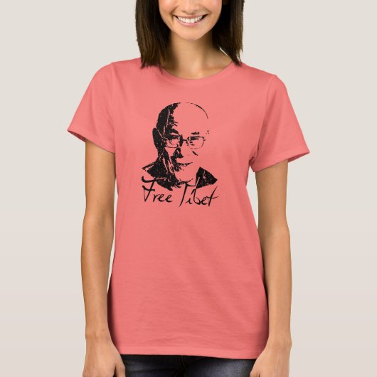 Vrij Tibet T-shirt (Voorkant)