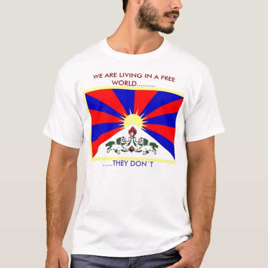 Vrij Tibet T-shirt (Voorkant)