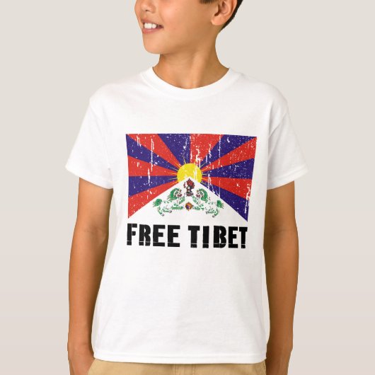 VRIJ TIBET T-shirts (Voorkant)