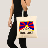 Vrij Tibet Tote Bag (Voorkant (product))