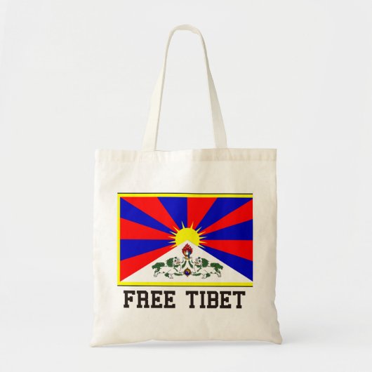 Vrij Tibet Tote Bag (Voorkant)