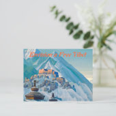 Vrij Tibetaans briefkaart (Staand voorkant)