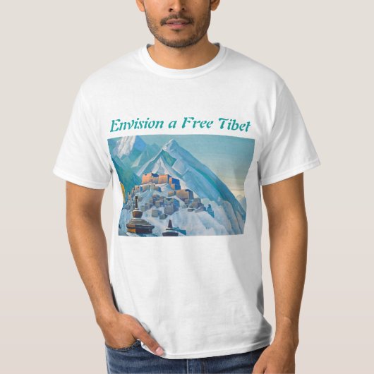 Vrij Tibetaans mannen shirt (Voorkant)