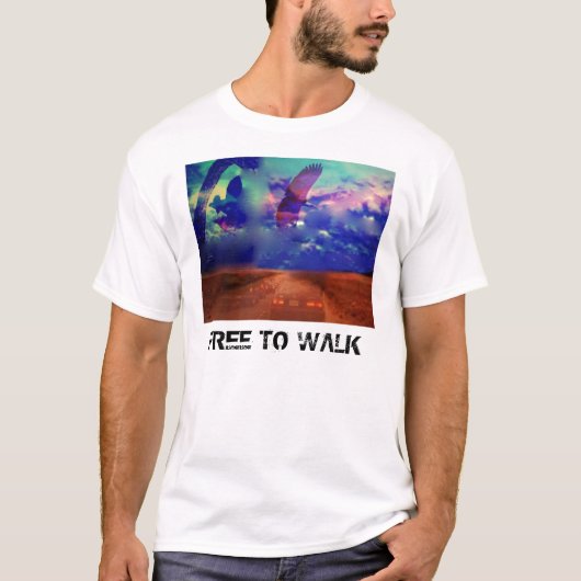 VRIJ TOT WALK T-SHIRT (Voorkant)