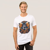 Vrij Tri-Blend Shirt (Voorkant volledig)
