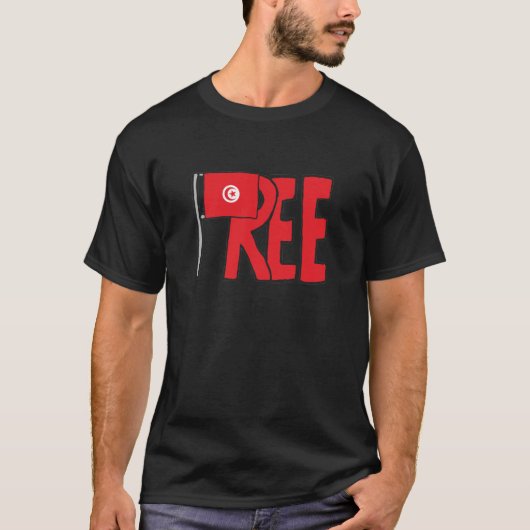 Vrij Tunesië T-shirt (Voorkant)
