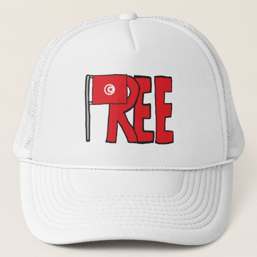 Vrij Tunesië Trucker Pet (Voorkant)