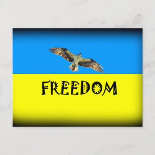 Vrij Ukraine Afdrukken Briefkaart