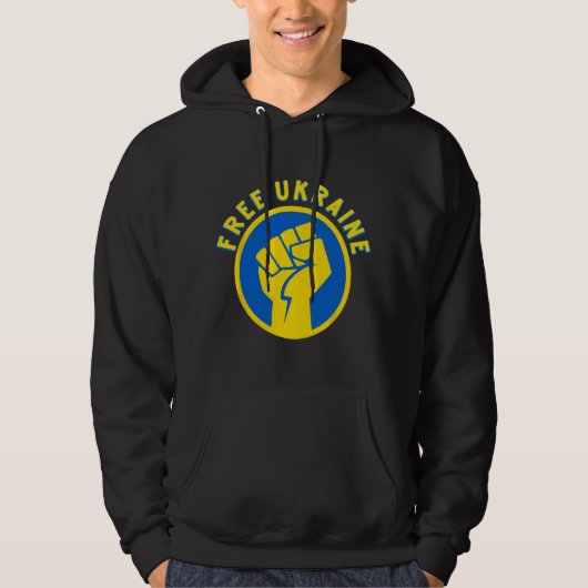 Vrij Ukraine Hoodie (Voorkant)