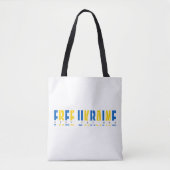 Vrij Ukraine Tote Bag (Voorkant)