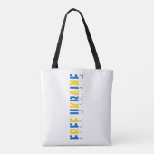 Vrij Ukraine Tote Bag (Achterkant)