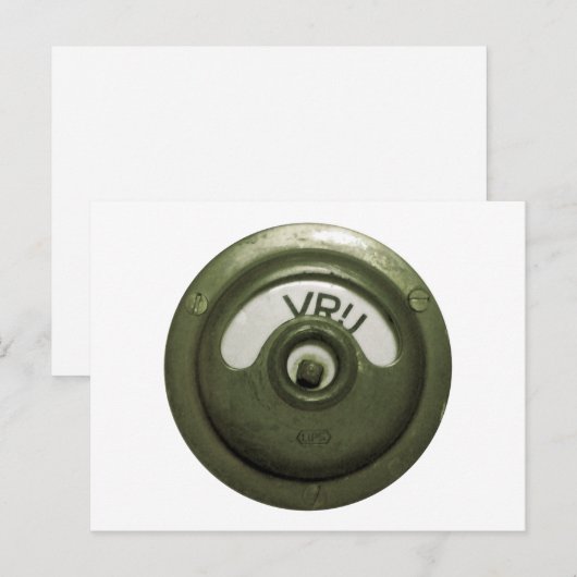 Vrij, vacant briefkaart (Voorkant / Achterkant)