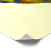 VRIJ VAN DE ZONLOWERS - geel roze wit Poster (Hoek)