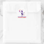 VRIJ VAN GLUTEN RONDE STICKER (Tas)