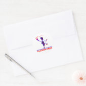 VRIJ VAN GLUTEN RONDE STICKER (Envelop)