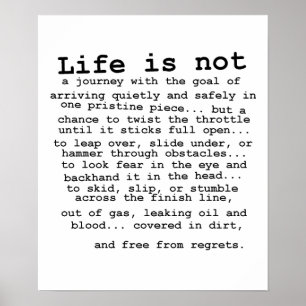 Vrij van het Poster Dirt Bike Motocross