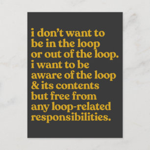Vrij van Loop Verantwoordelijkheden Quote Feestdagenkaart