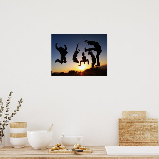 Vrij van scheidingen poster (Keuken)