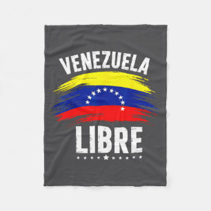 Vrij Venezuela 2026 Venezuela Hart Vlag Fleece Deken