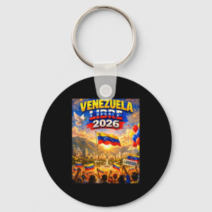 Vrij Venezuela 2026 Venezuela Hart Vlag Sleutelhanger