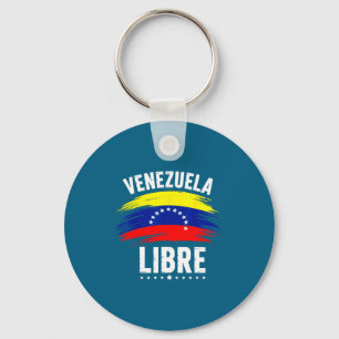 Vrij Venezuela 2026 Venezuela Hart Vlag  Sleutelhanger